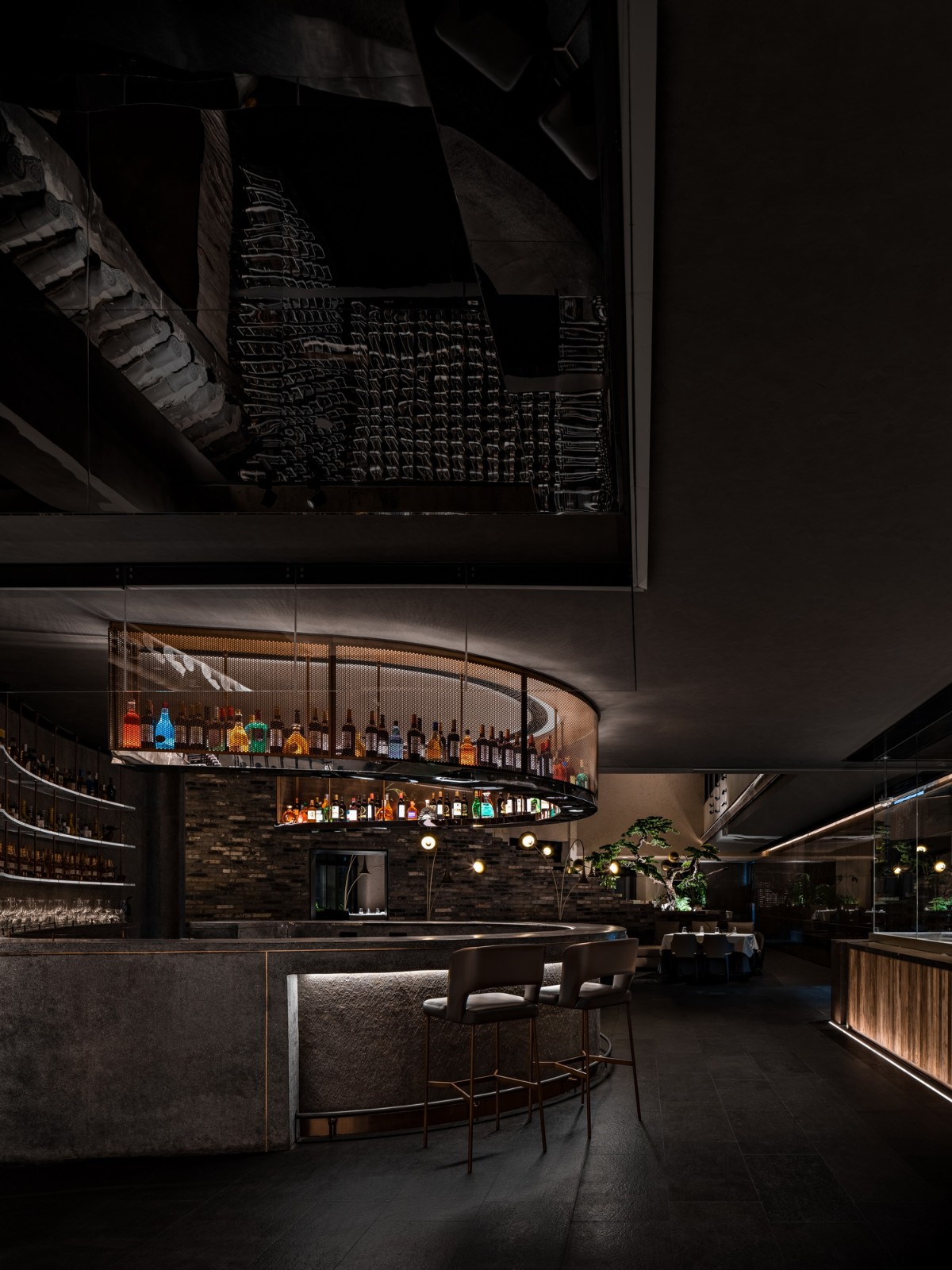 BIM建筑|四季民福上海外滩店 / IN.X屋里门外设计