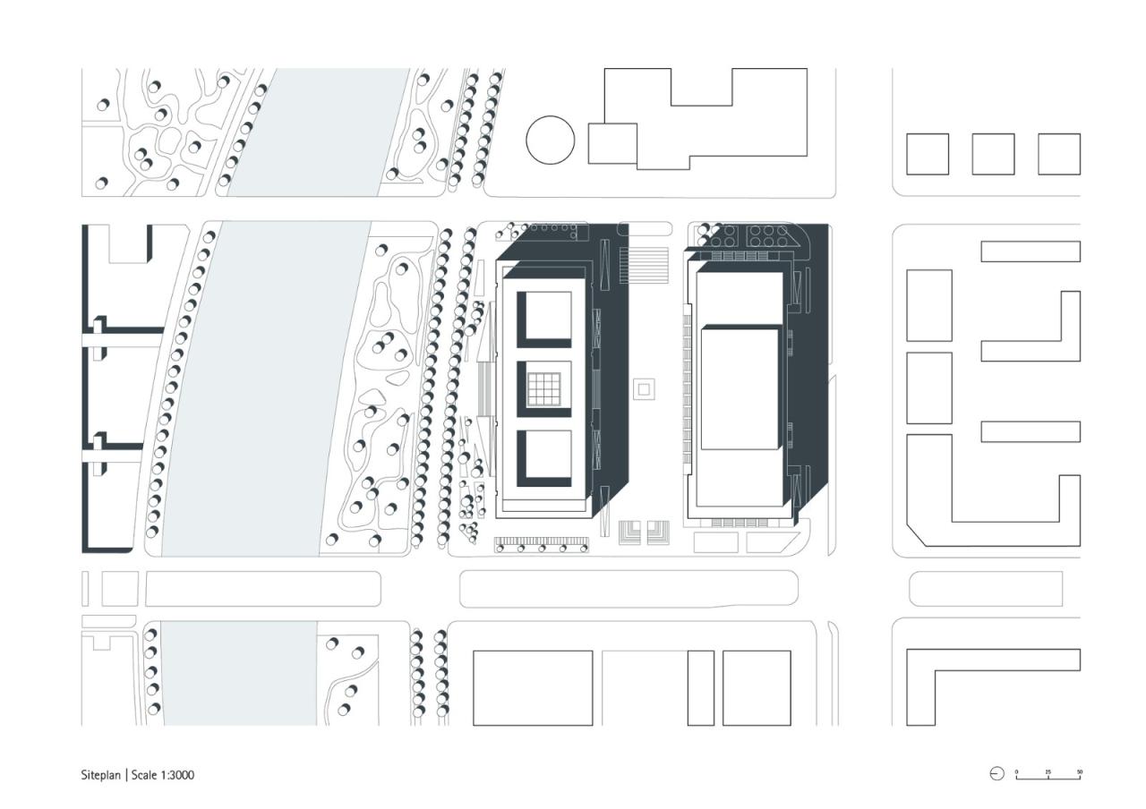 BIM建筑|中国工艺美术馆、中国非物质文化遗产馆 / gmp 建筑事务所