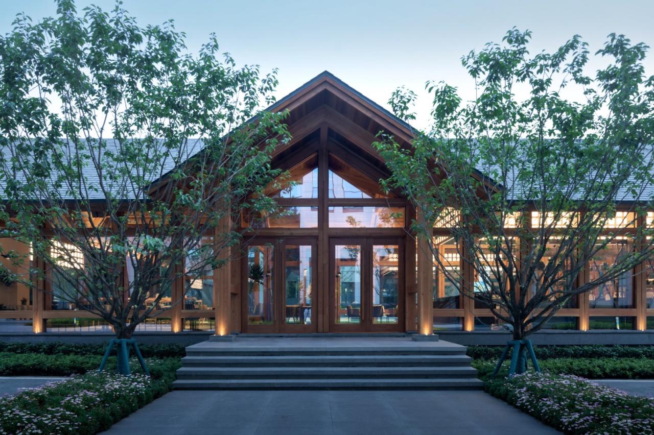 BIM建筑|谦逊朴实，但精工细琢的“暖建筑”：大地国际生命科学园咖啡厅 / 隽执科技