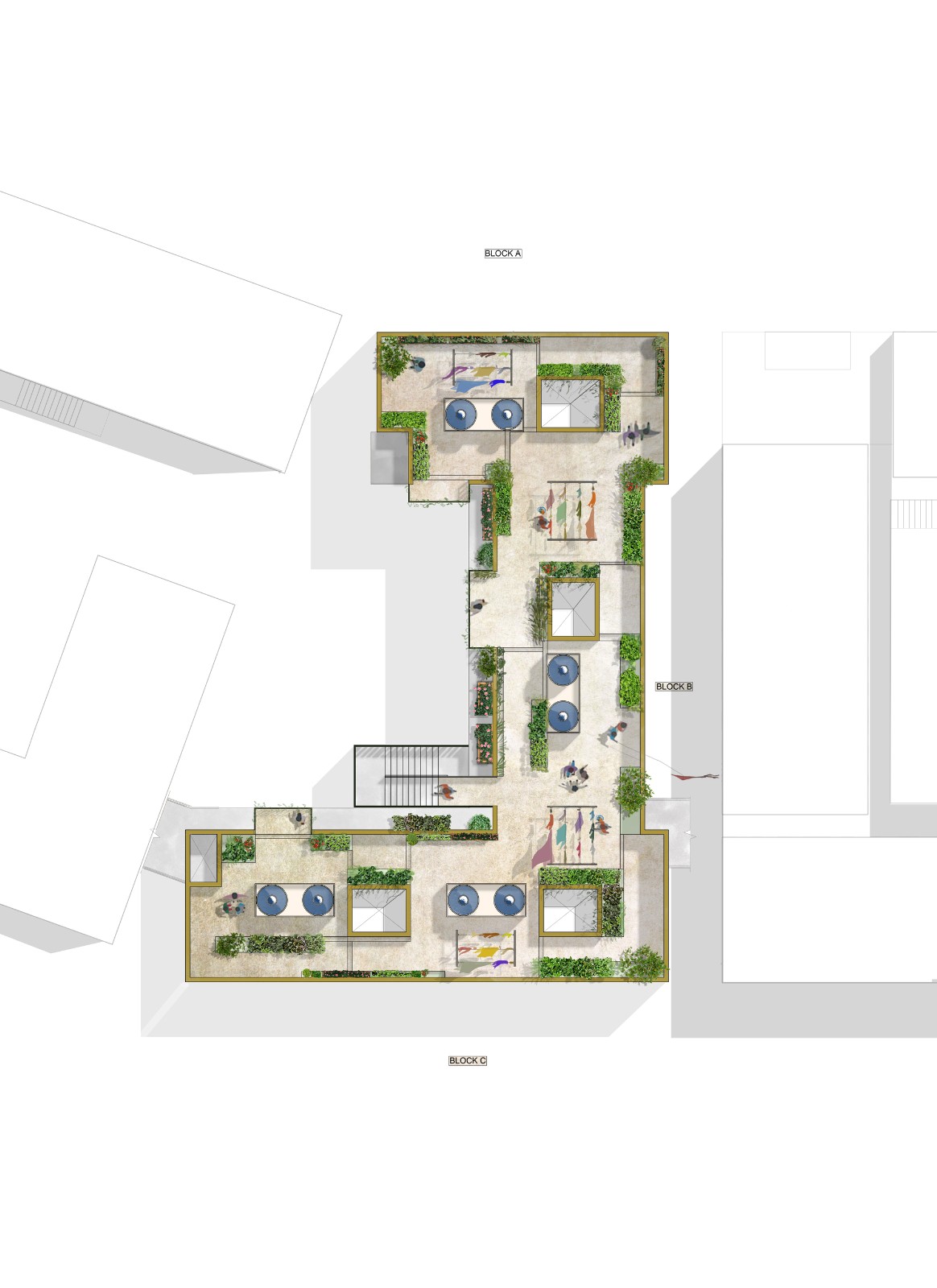 BIM建筑|Sanjaynagar 贫民窟重建项目 / Community Design Agency