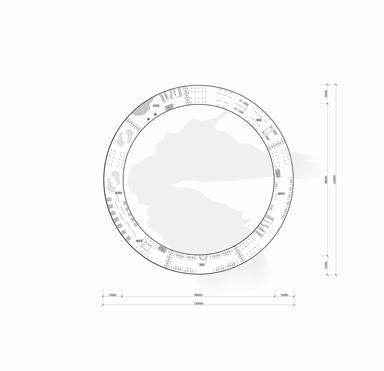 BIM建筑|风雨环屋——三江县洲北村文化综合体设计方案 / 外行建筑