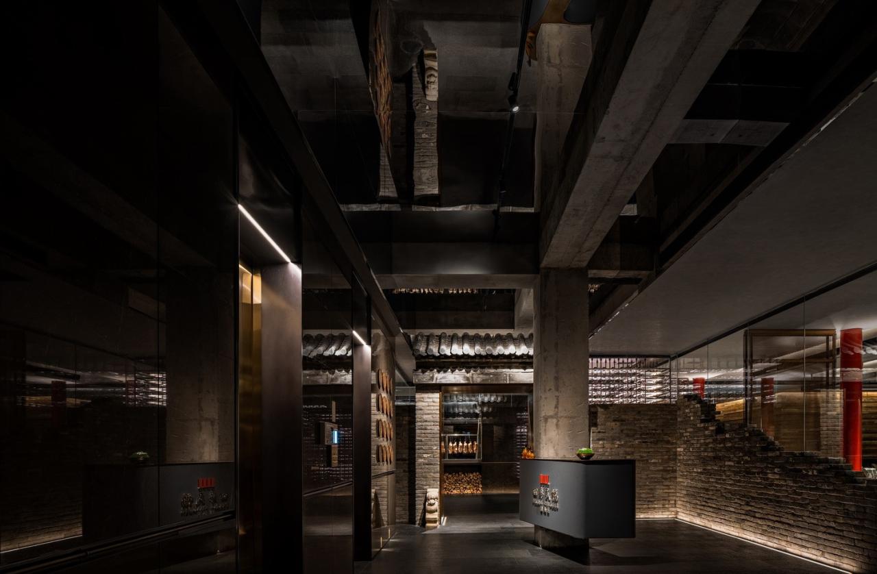 BIM建筑|四季民福上海外滩店 / IN.X屋里门外设计