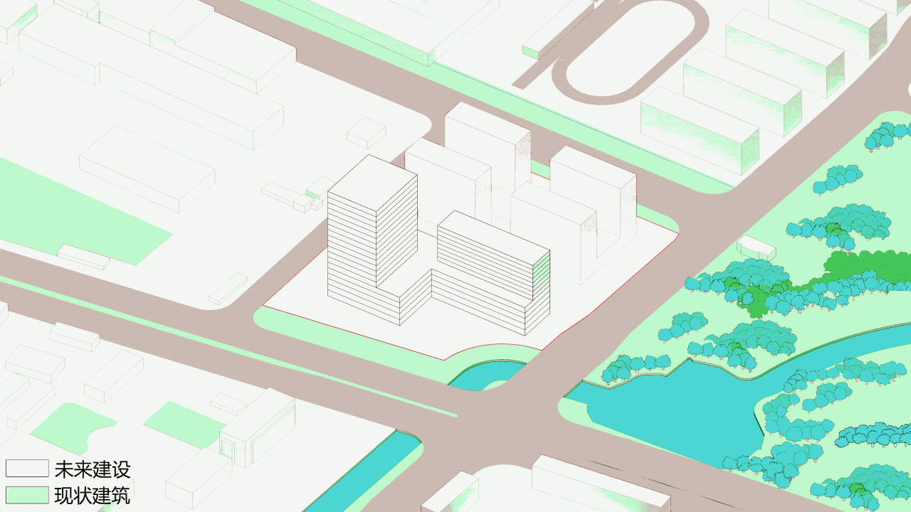 BIM建筑|龙头药企公园式总部办公·上药常药商务中心 / 简和建筑