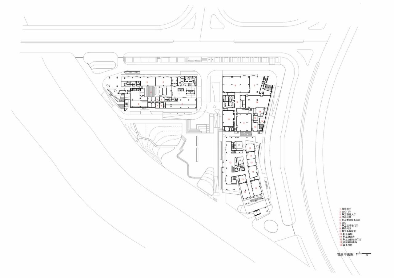 BIM建筑|龙岩工人文化宫 / 天津华汇