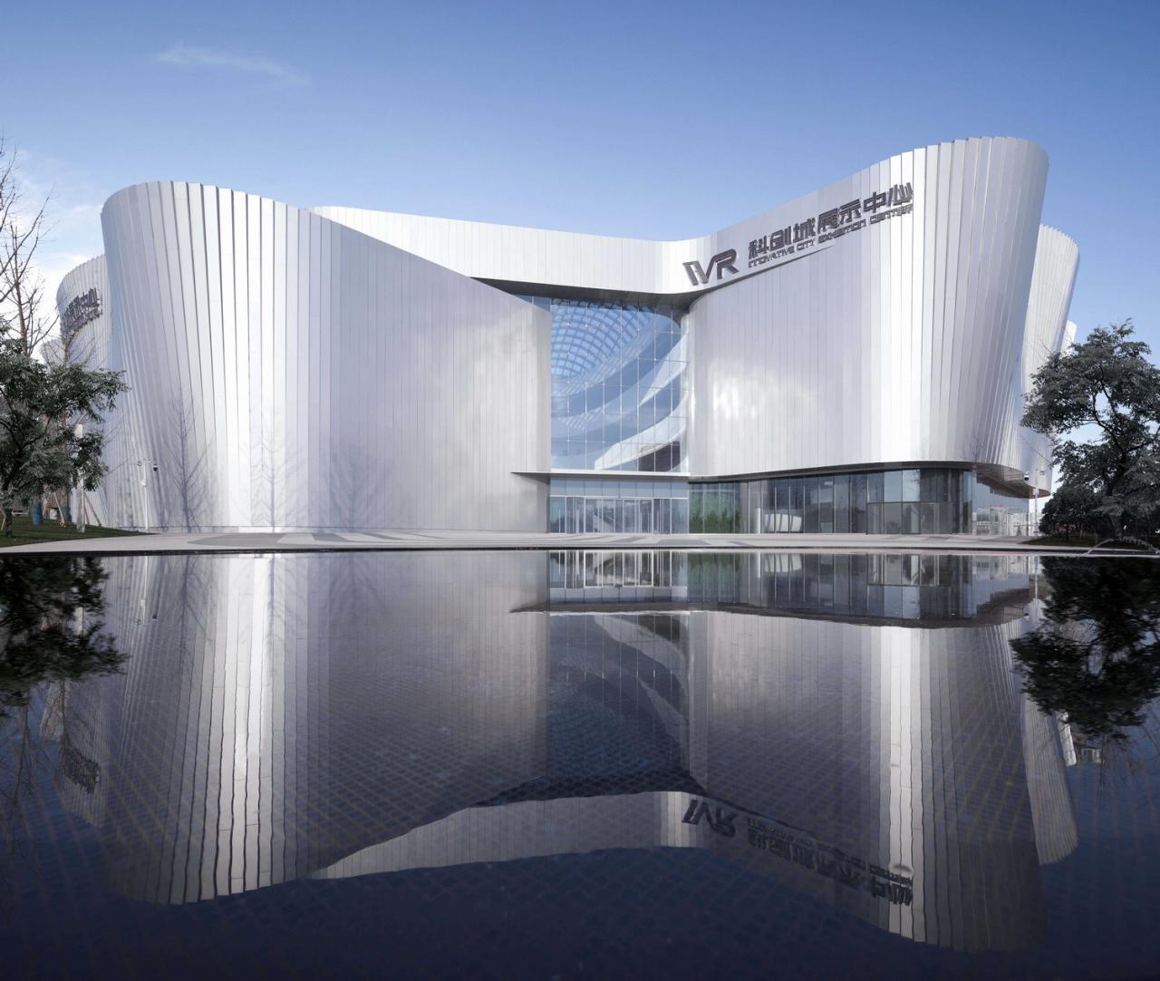 BIM建筑|虚拟之筑的有机新生：南昌VR科创城VR展示中心 / UA尤安设计