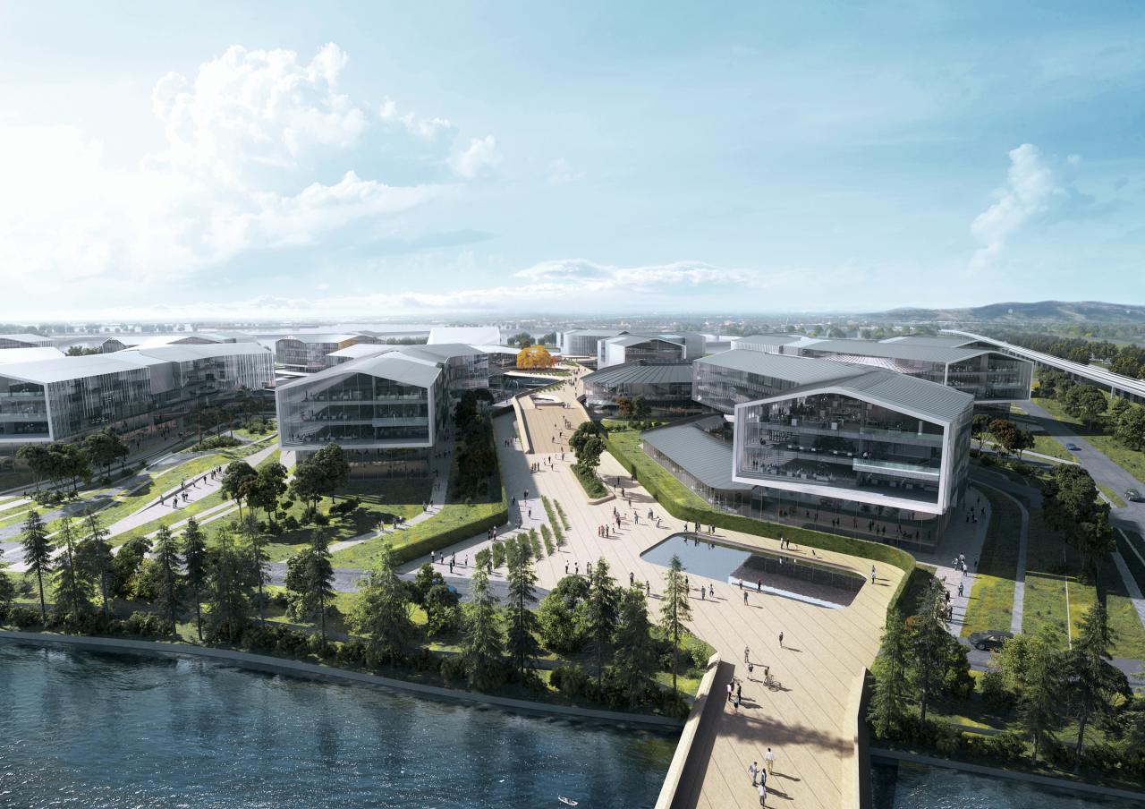 BIM建筑|阿里巴巴达摩院南湖园区斩获 2022MIPIM 大奖 / Aedas