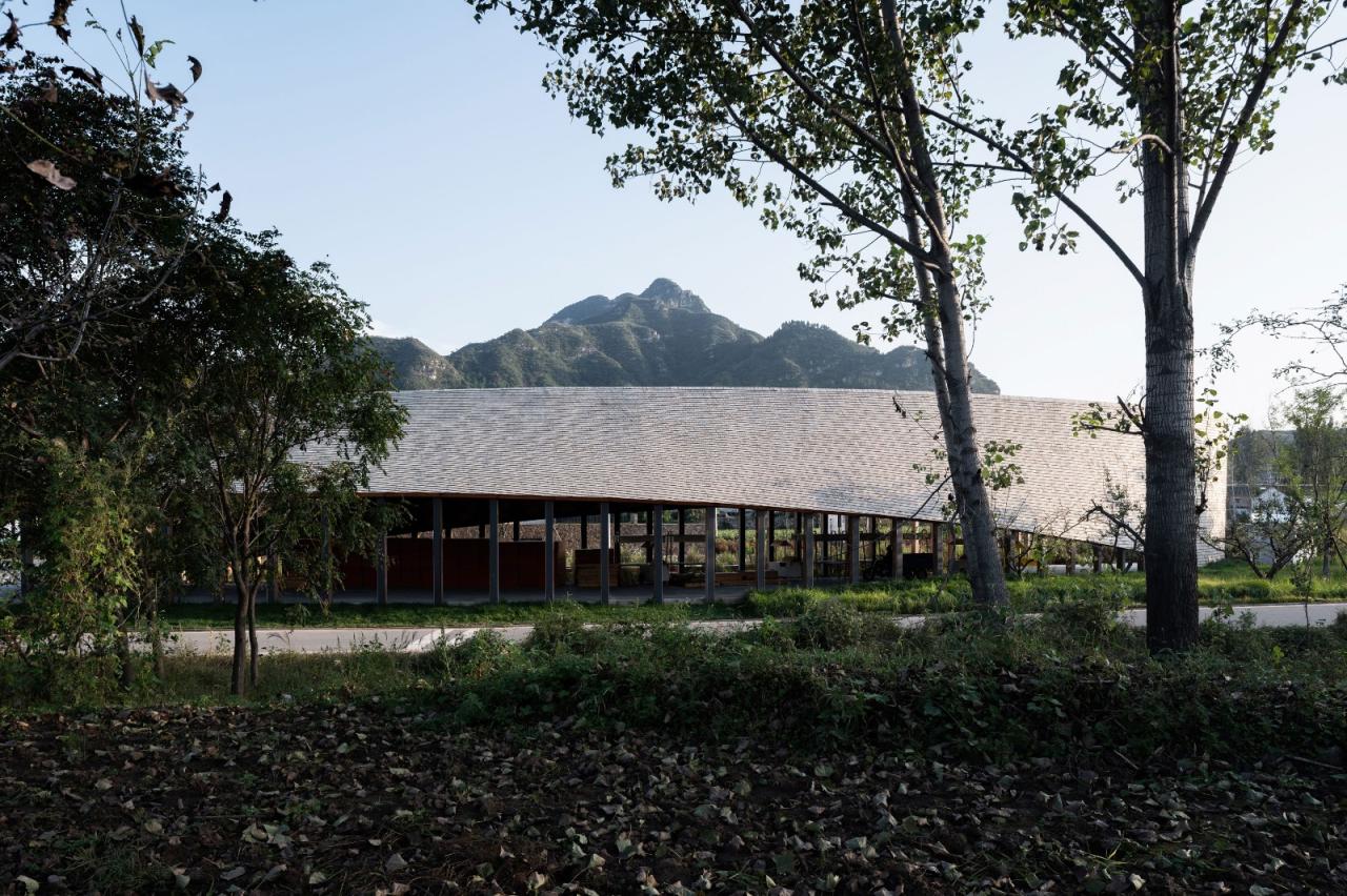 BIM建筑|田岗知行村：新农人的门户 / 袈蓝建筑