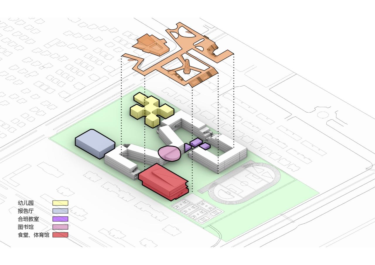 BIM建筑|四时书院·宿迁宿豫区实验小学重建 / 简和建筑