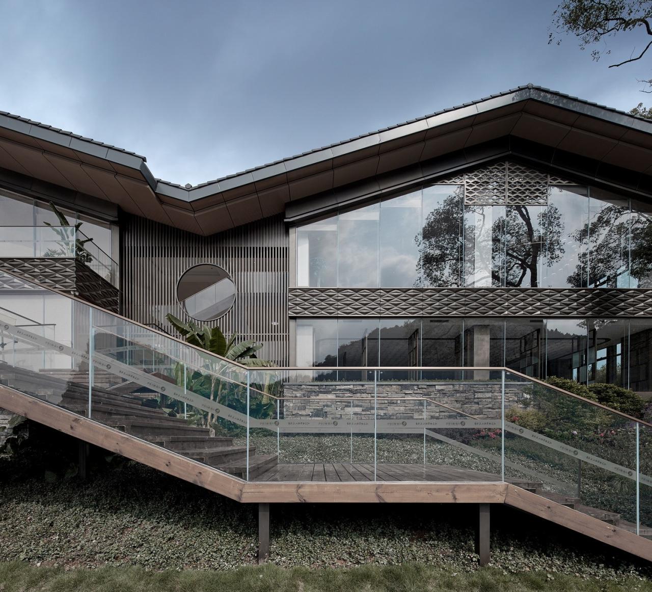 BIM建筑|山水间的“负空间”营造 ——漓江文化旅游度假区塔山会馆 / UA尤安设计