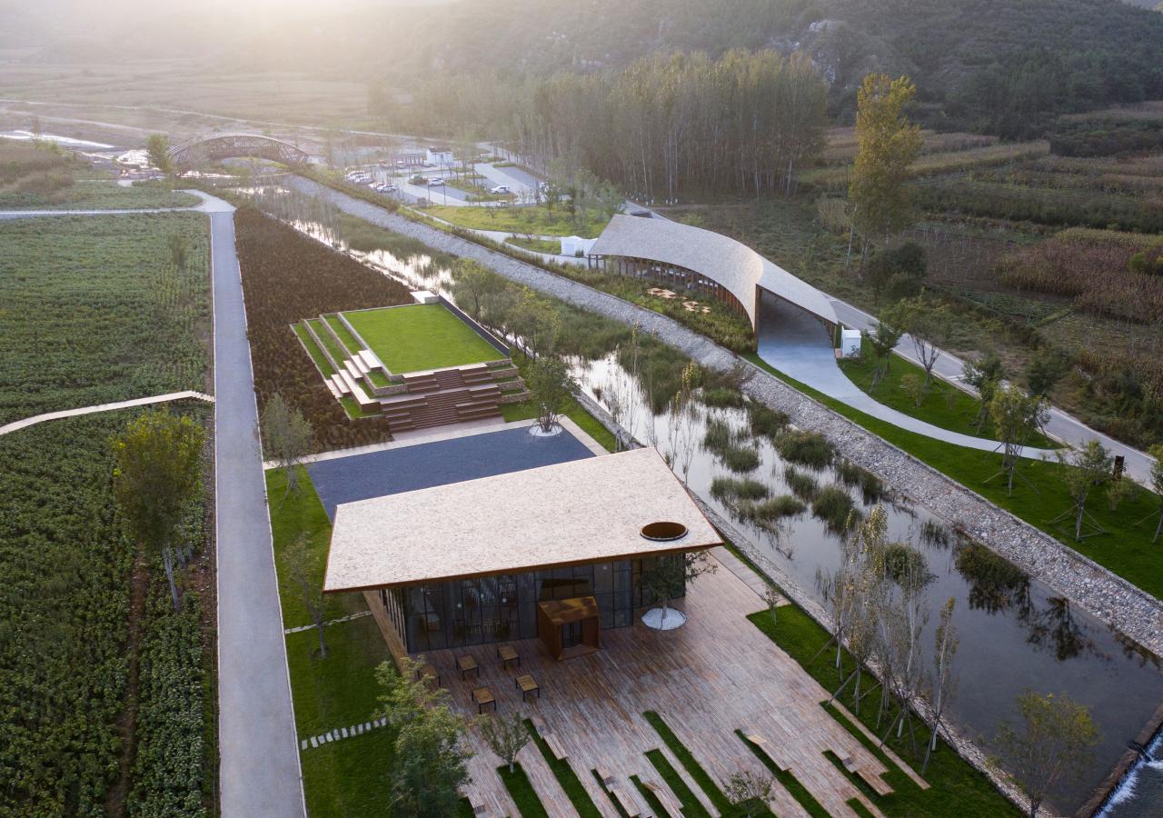 BIM建筑|田岗知行村：新农人的门户 / 袈蓝建筑