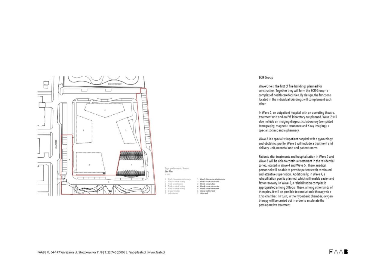 BIM建筑|疗养小镇的‘浪潮’，医疗研究中心 / FAAB