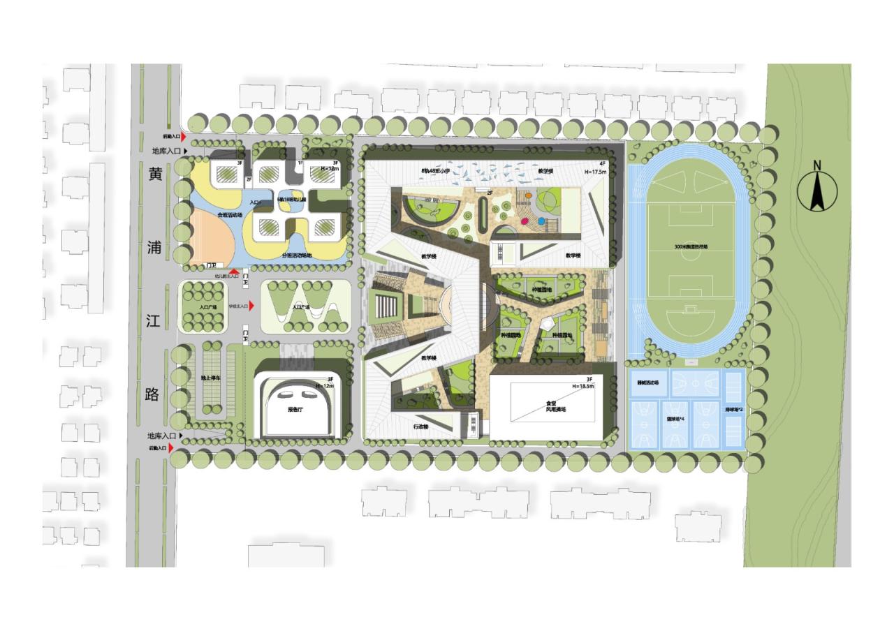 BIM建筑|四时书院·宿迁宿豫区实验小学重建 / 简和建筑