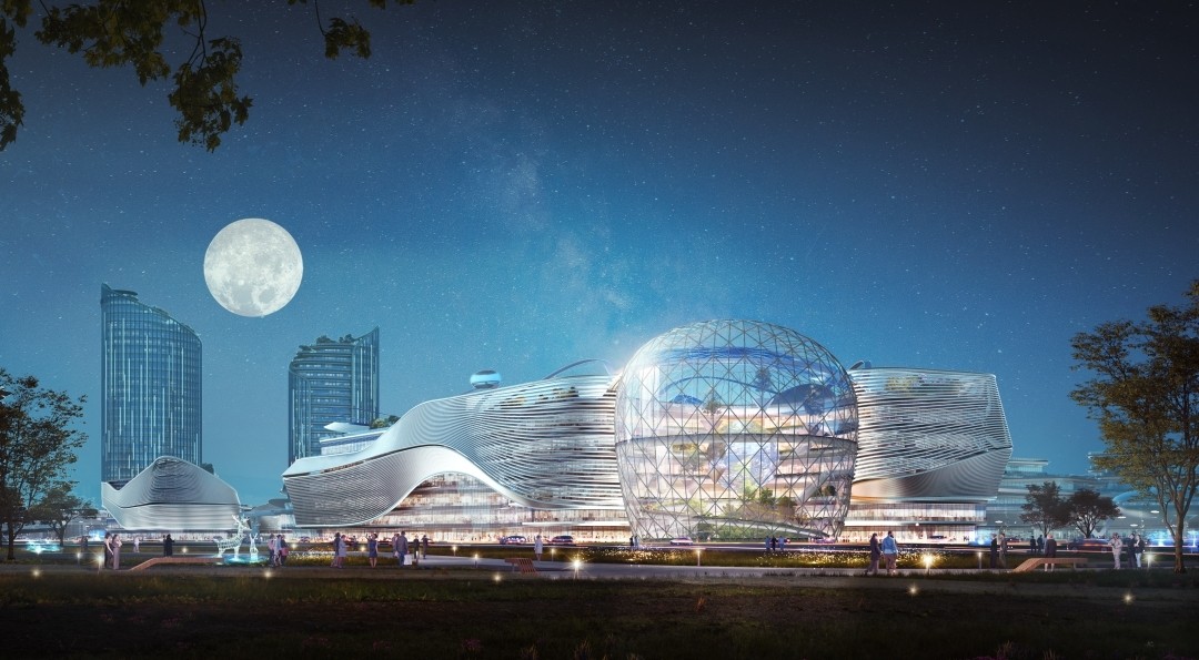 BIM建筑|北京昌平新城东区中心区城市设计方案 / 中粮地产+中国中元+青岛沿海