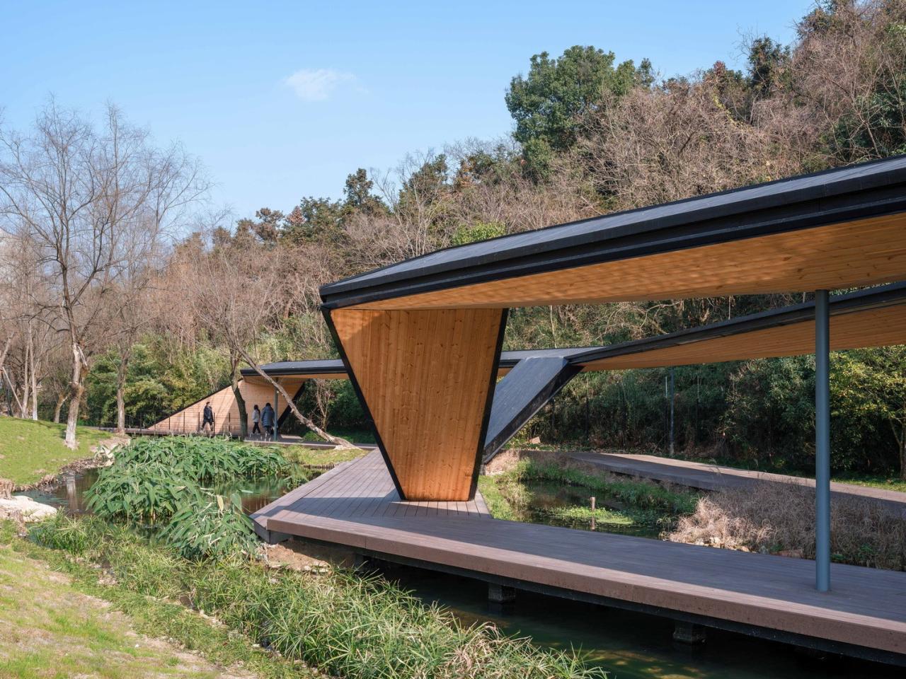 BIM建筑|溪上飞檐：浙江音乐学院校园微更新 / 朱培栋-line+建筑事务所、gad