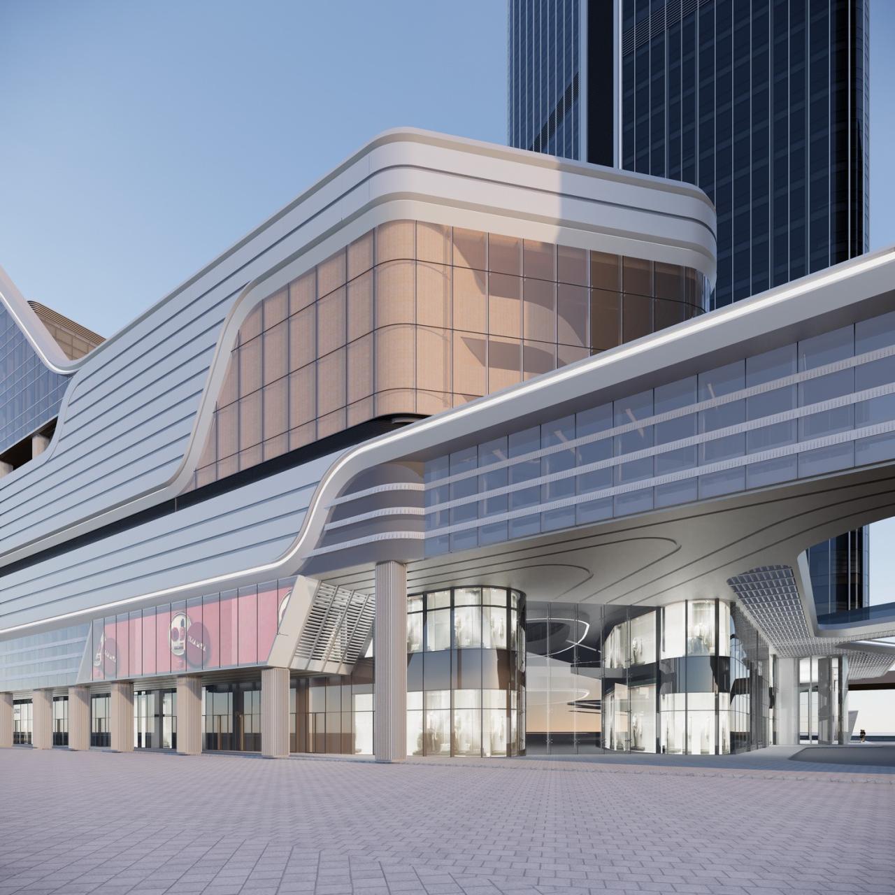 BIM建筑|风正扬帆起 凌江尤可期：广州･广物鱼珠产城综合体 / UA尤安设计