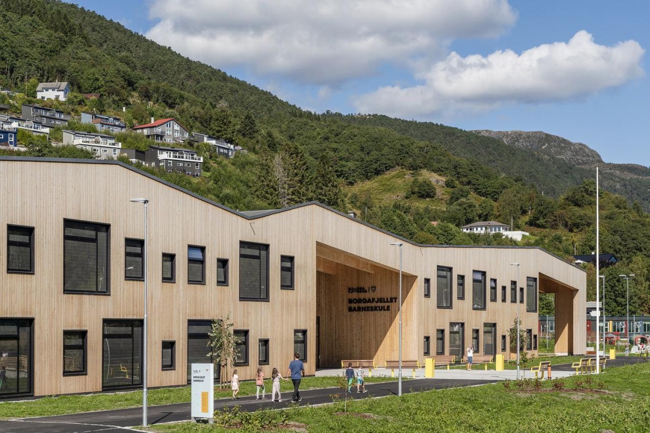 BIM建筑|Borgafjellet 小学 / LINK arkitektur