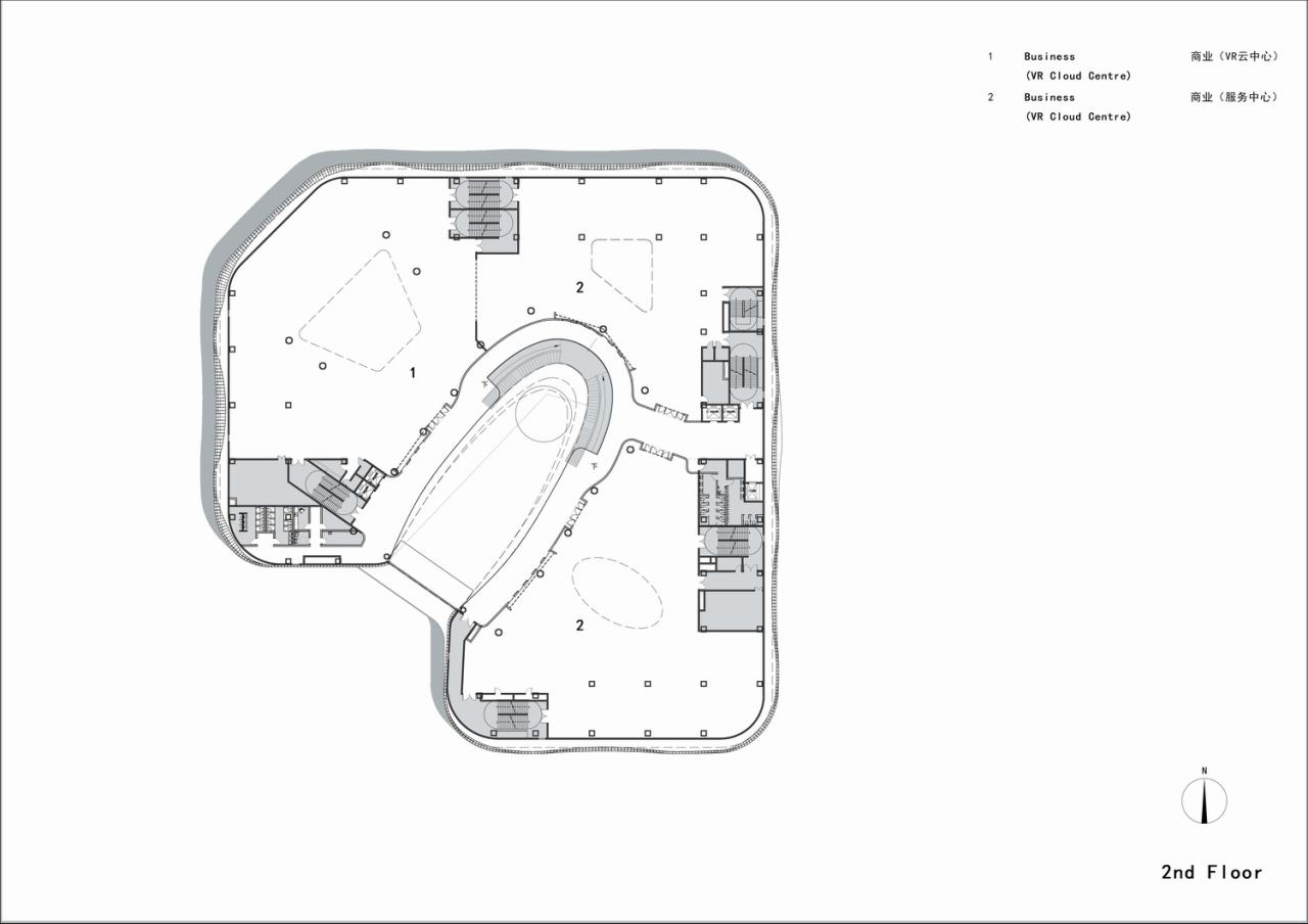 BIM建筑|虚拟之筑的有机新生：南昌VR科创城VR展示中心 / UA尤安设计