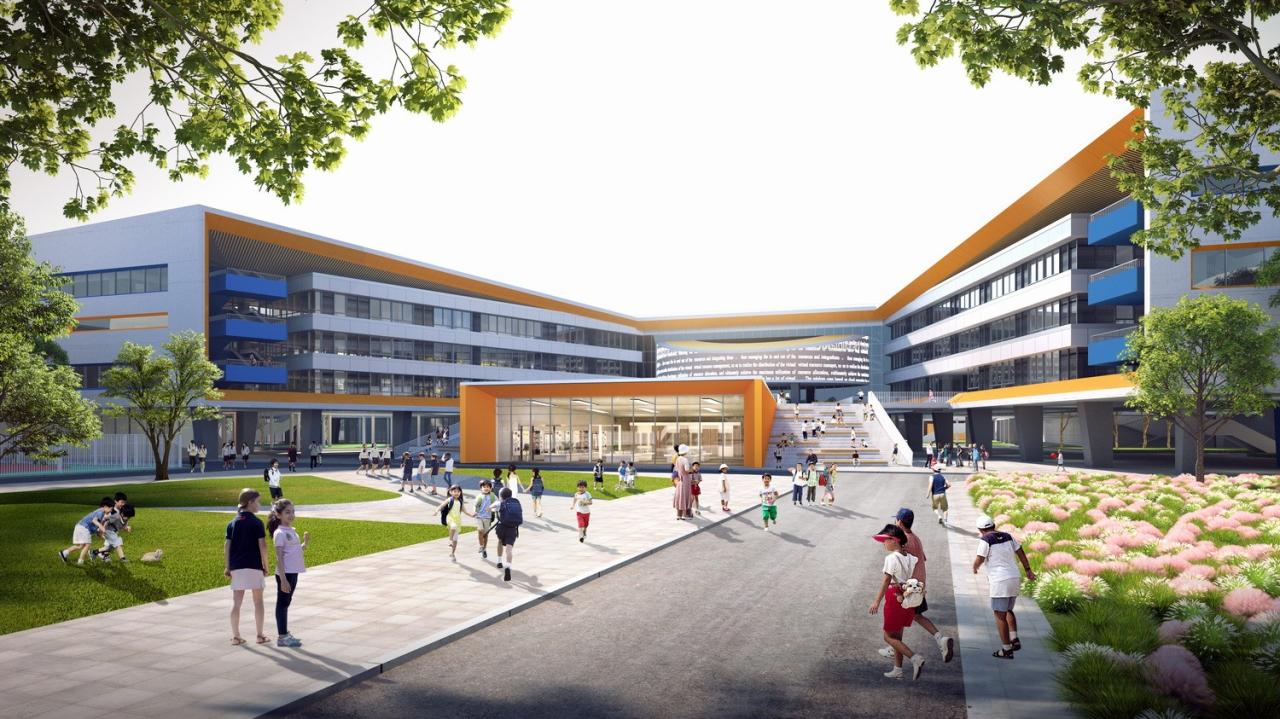 BIM建筑|四时书院·宿迁宿豫区实验小学重建 / 简和建筑