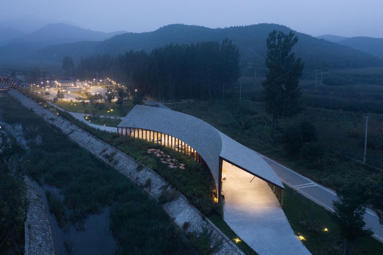 BIM建筑|田岗知行村：新农人的门户 / 袈蓝建筑