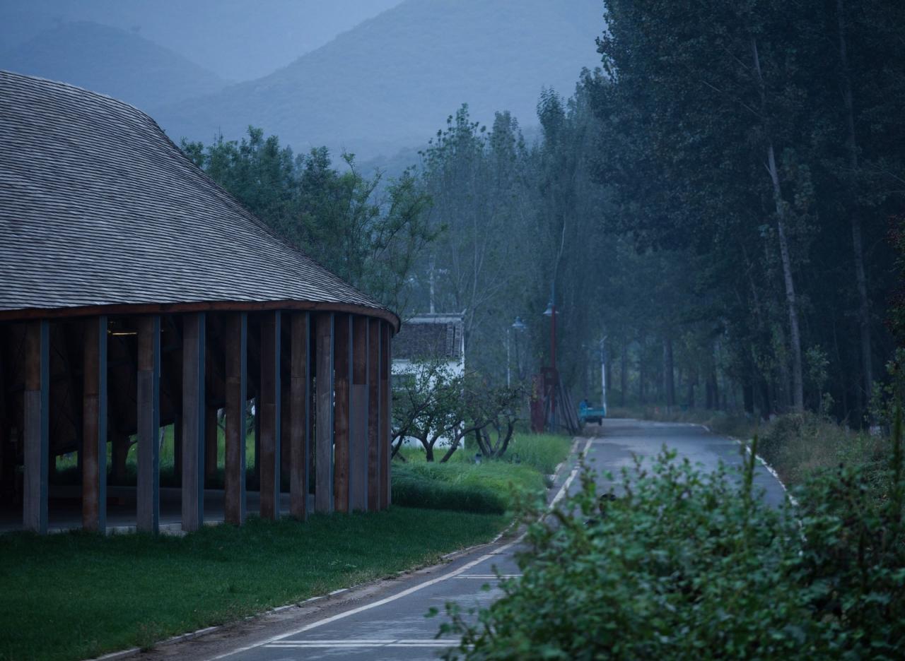 BIM建筑|田岗知行村：新农人的门户 / 袈蓝建筑