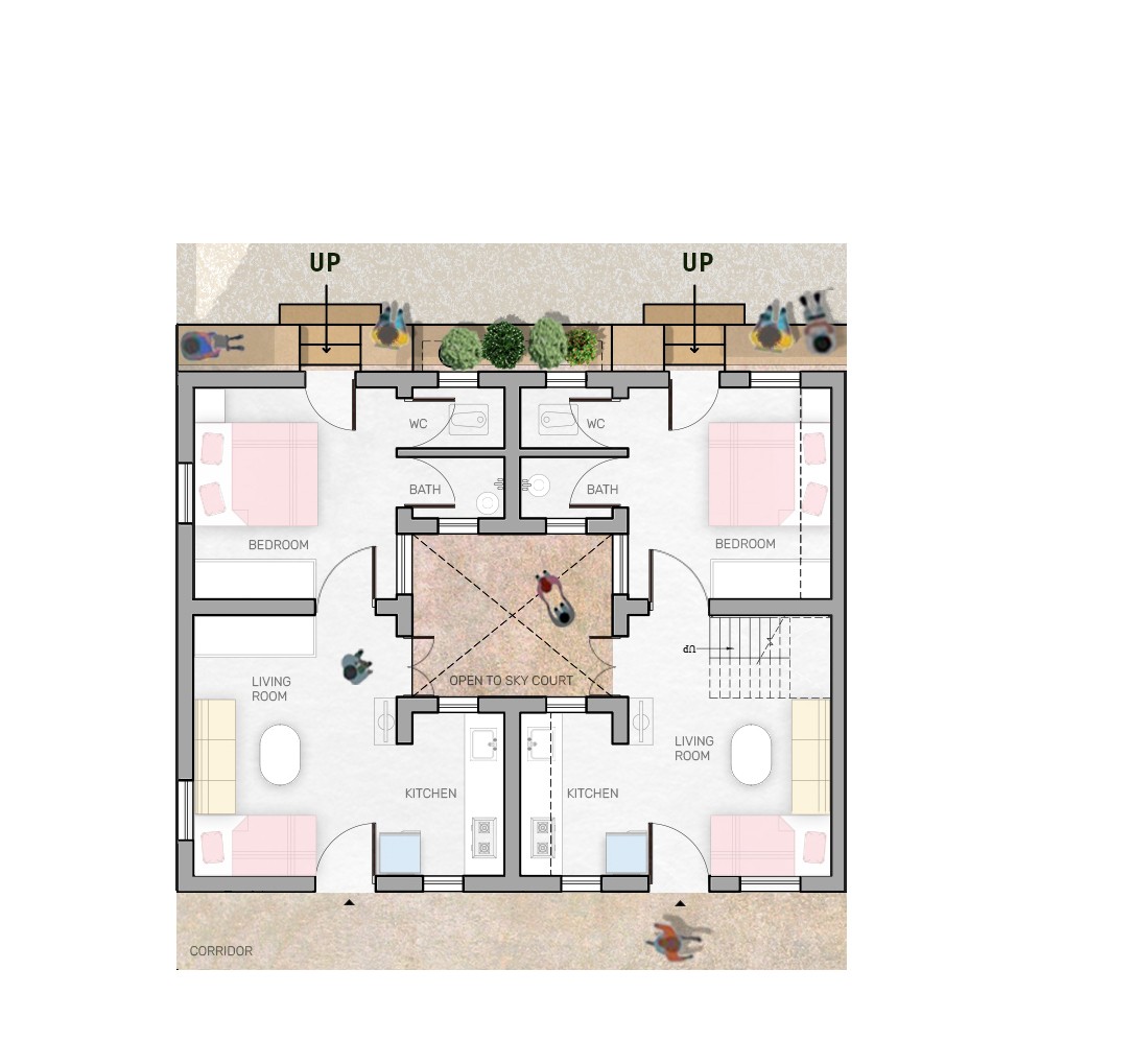 BIM建筑|Sanjaynagar 贫民窟重建项目 / Community Design Agency