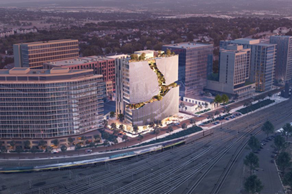 BIM建筑|MAD展示丹佛“景观裂缝”大厦