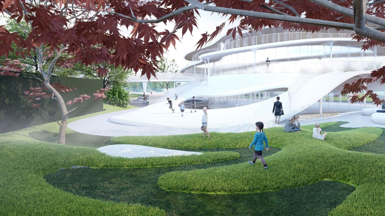 BIM建筑|行云漫步：长沙桂语雲峯 / ZWA卓时水石