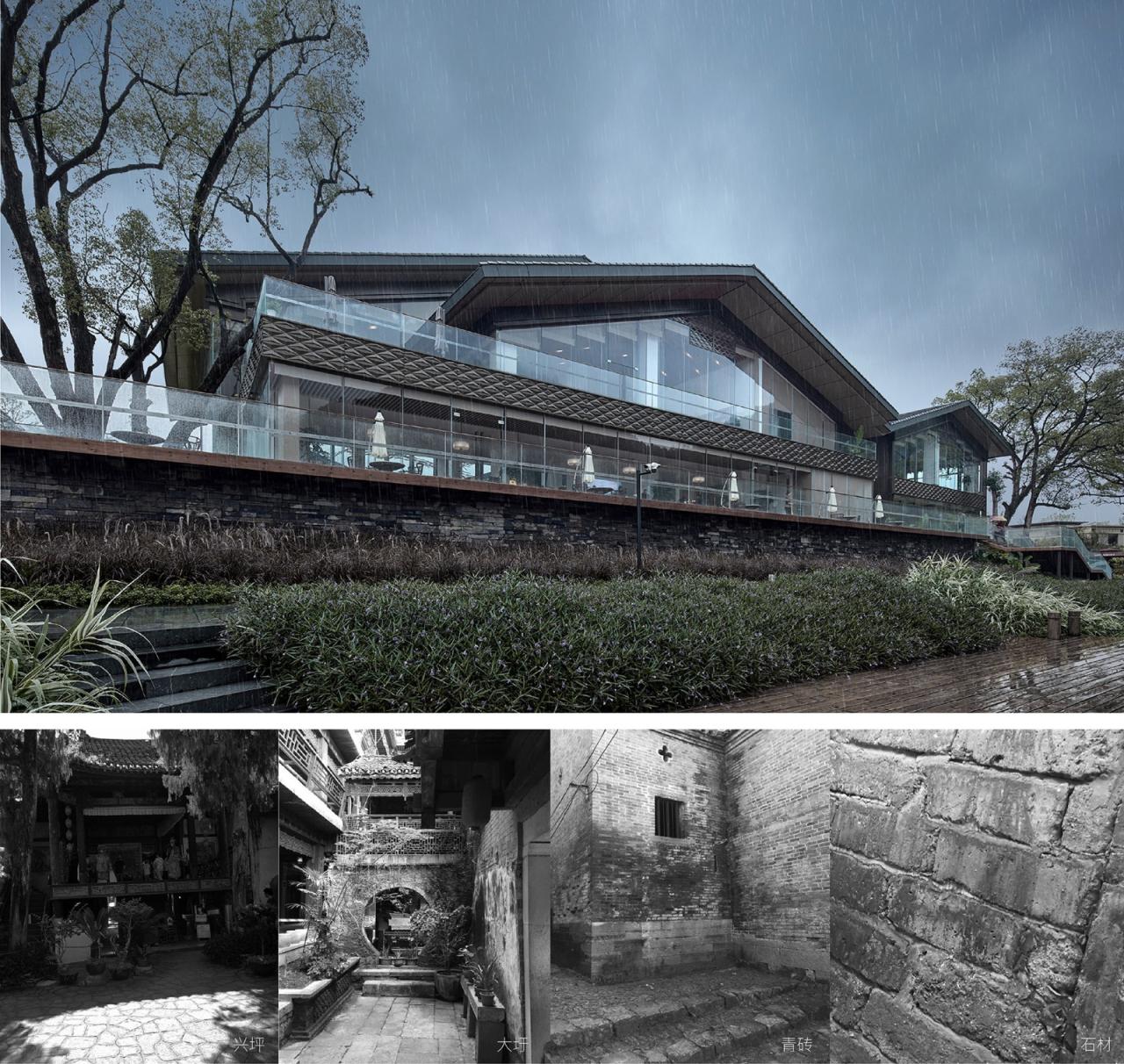 BIM建筑|山水间的“负空间”营造 ——漓江文化旅游度假区塔山会馆 / UA尤安设计