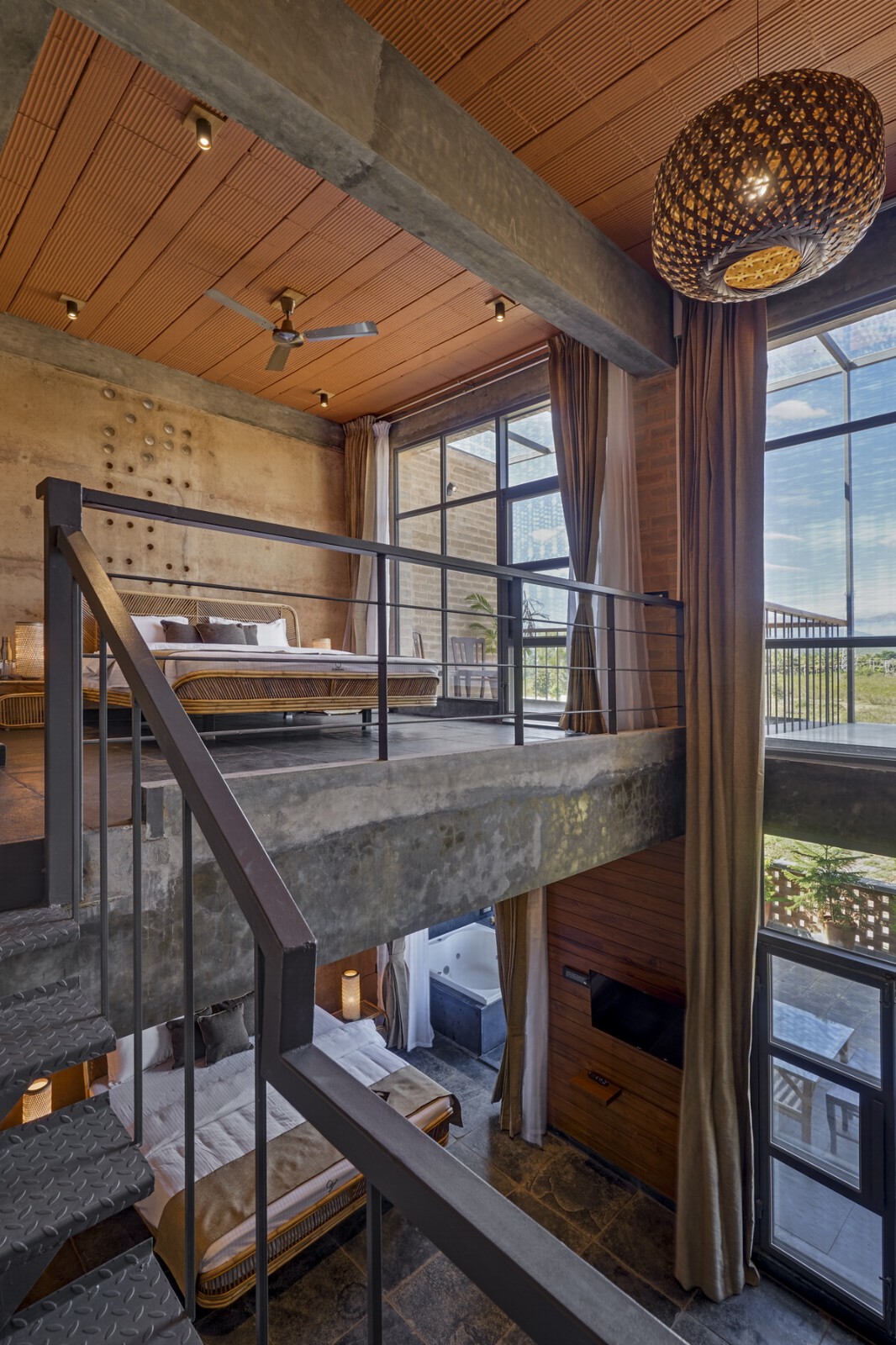 BIM建筑|本土材料与传统工艺，Sunyata 生态酒店 / Design Kacheri