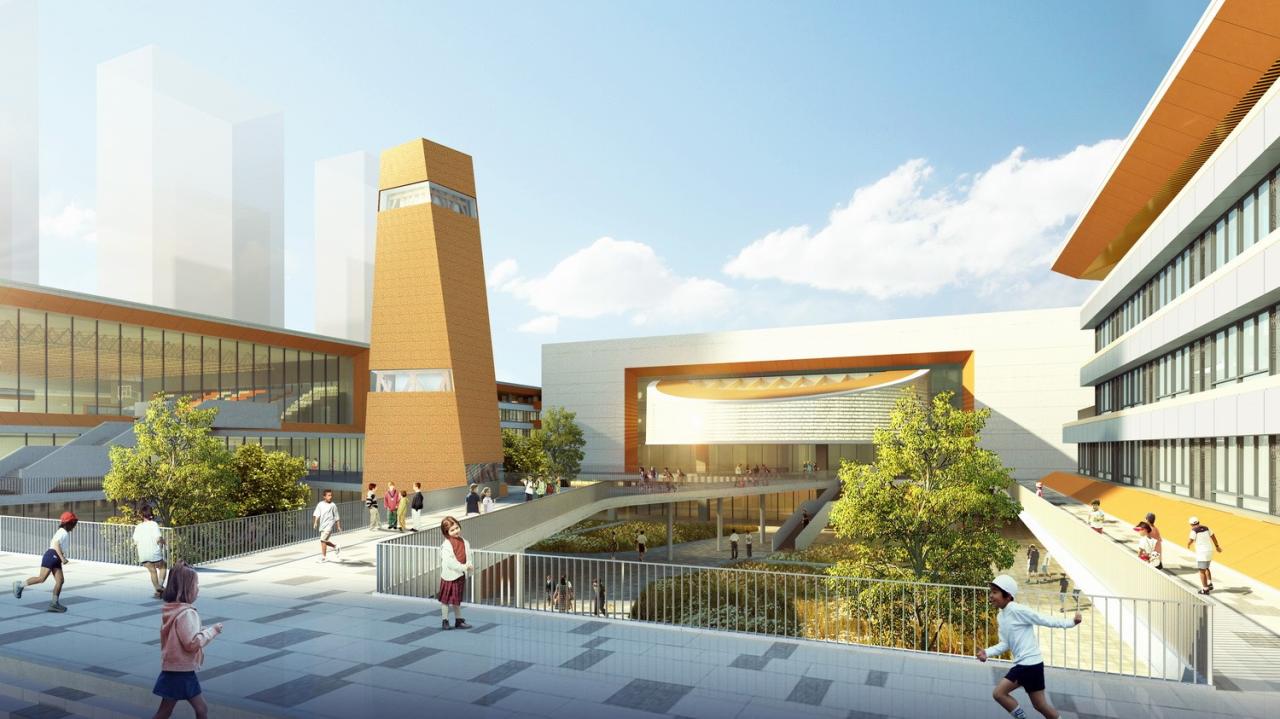 BIM建筑|四时书院·宿迁宿豫区实验小学重建 / 简和建筑