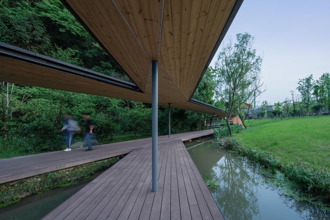 BIM建筑|溪上飞檐：浙江音乐学院校园微更新 / 朱培栋-line+建筑事务所、gad