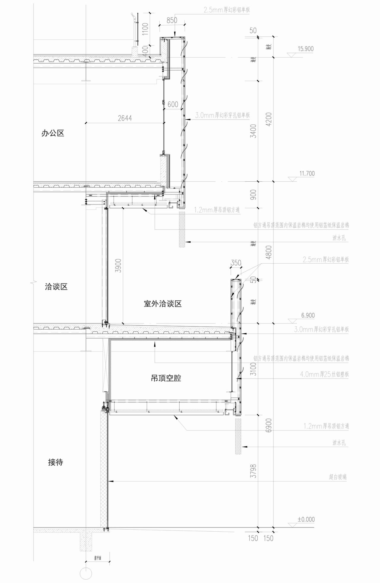 BIM建筑|以可感知温度充盈场所空间：徐州三盛·中城展示中心 / UA尤安设计