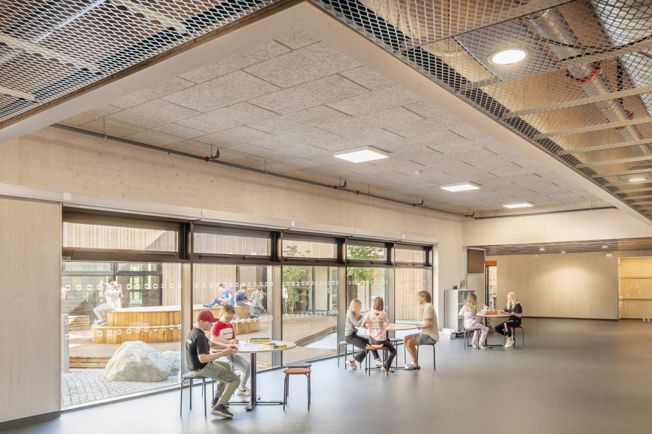 BIM建筑|Borgafjellet 小学 / LINK arkitektur