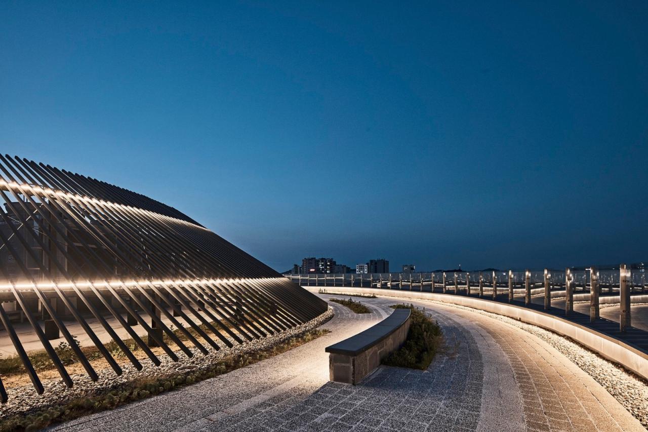 BIM建筑|地面‘涡轮机’，韩国国立航空博物馆 / Haeahn Architecture