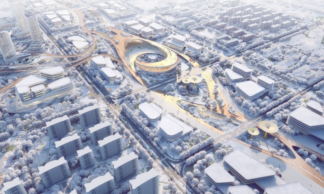 BIM建筑|北京昌平新城东区中心区城市设计方案 / 中粮地产+中国中元+青岛沿海