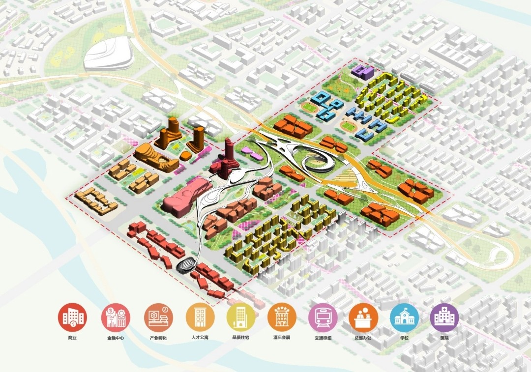 BIM建筑|北京昌平新城东区中心区城市设计方案 / 中粮地产+中国中元+青岛沿海