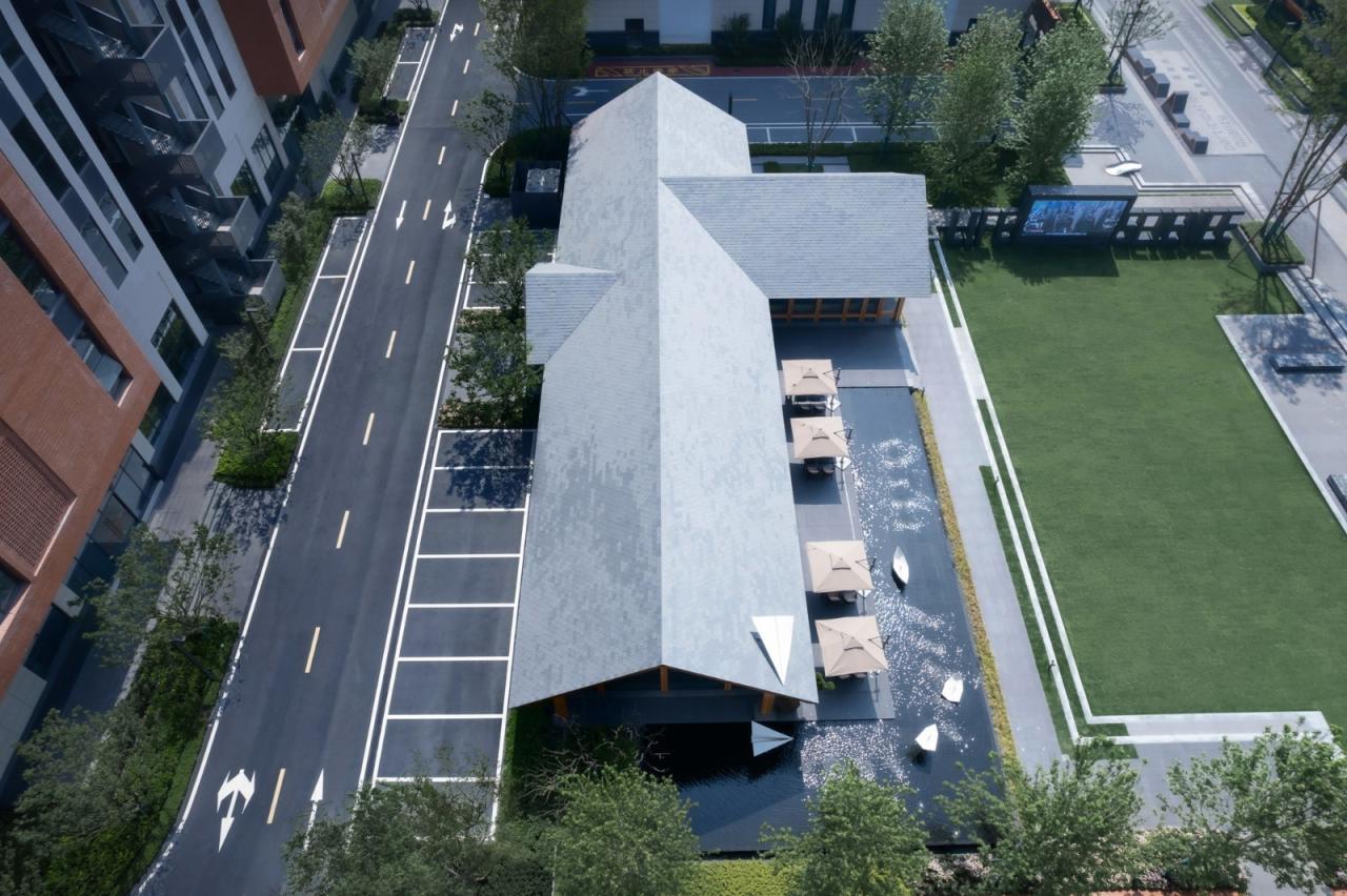 BIM建筑|谦逊朴实，但精工细琢的“暖建筑”：大地国际生命科学园咖啡厅 / 隽执科技