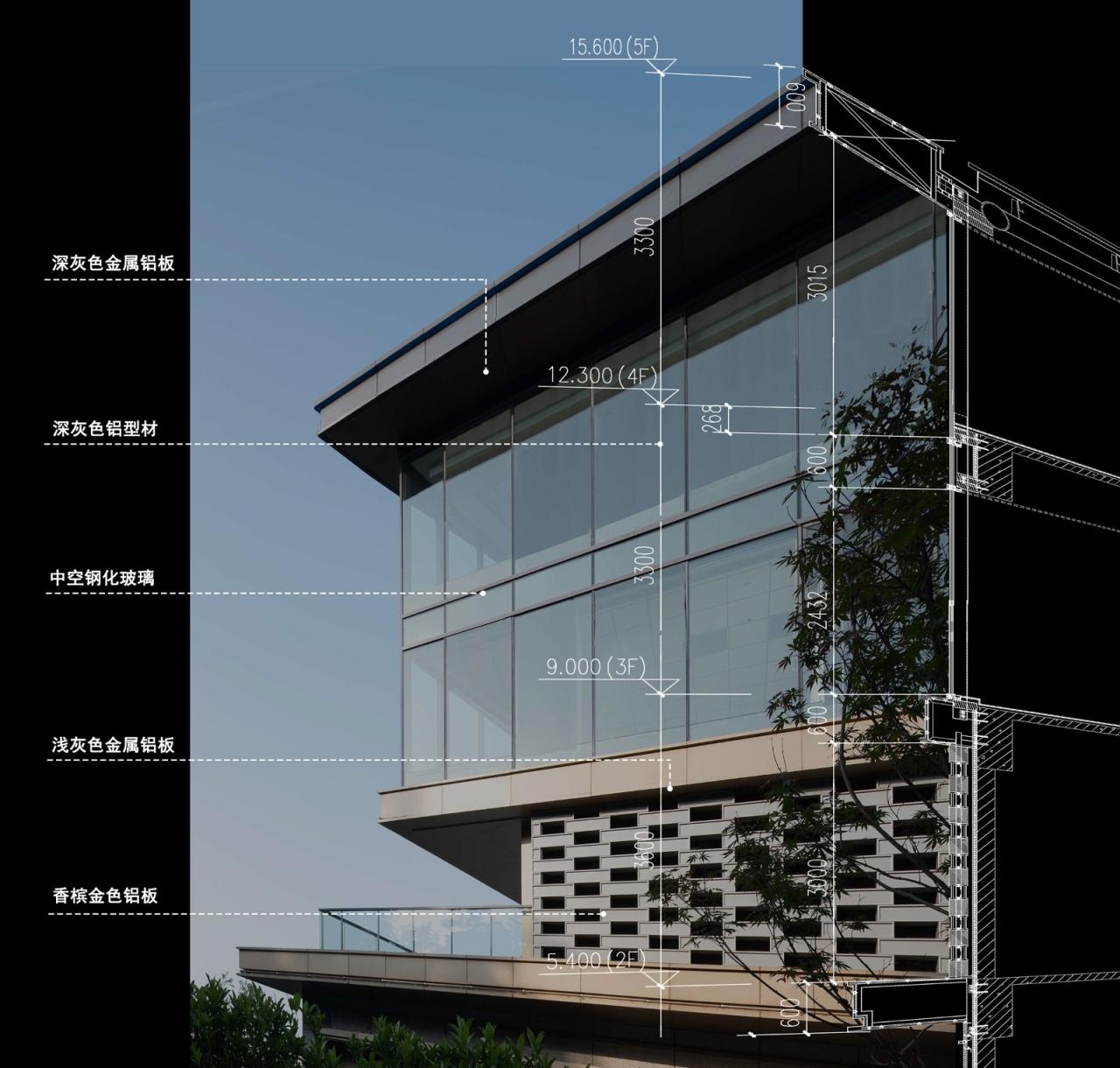 BIM建筑|长沙麓隐青竹湖展示中心 / PTA上海柏涛