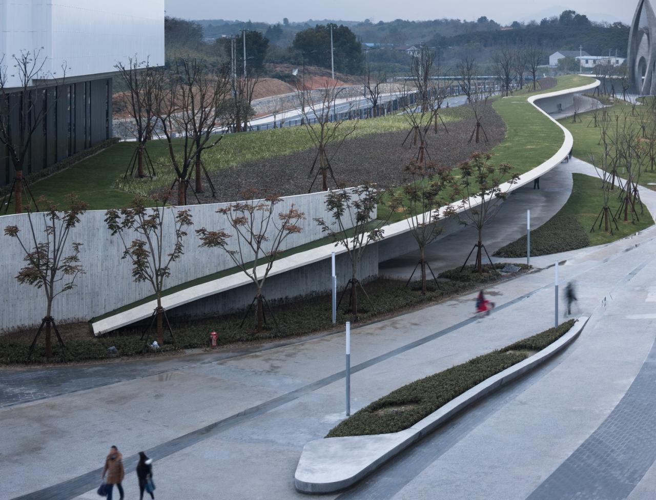 BIM建筑|溪上飞檐：浙江音乐学院校园微更新 / 朱培栋-line+建筑事务所、gad