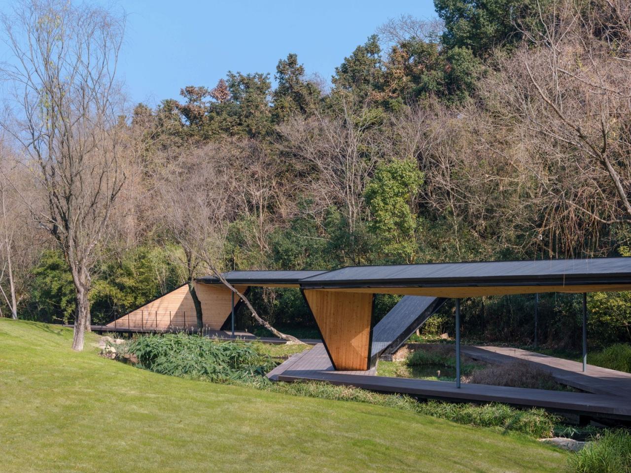 BIM建筑|溪上飞檐：浙江音乐学院校园微更新 / 朱培栋-line+建筑事务所、gad