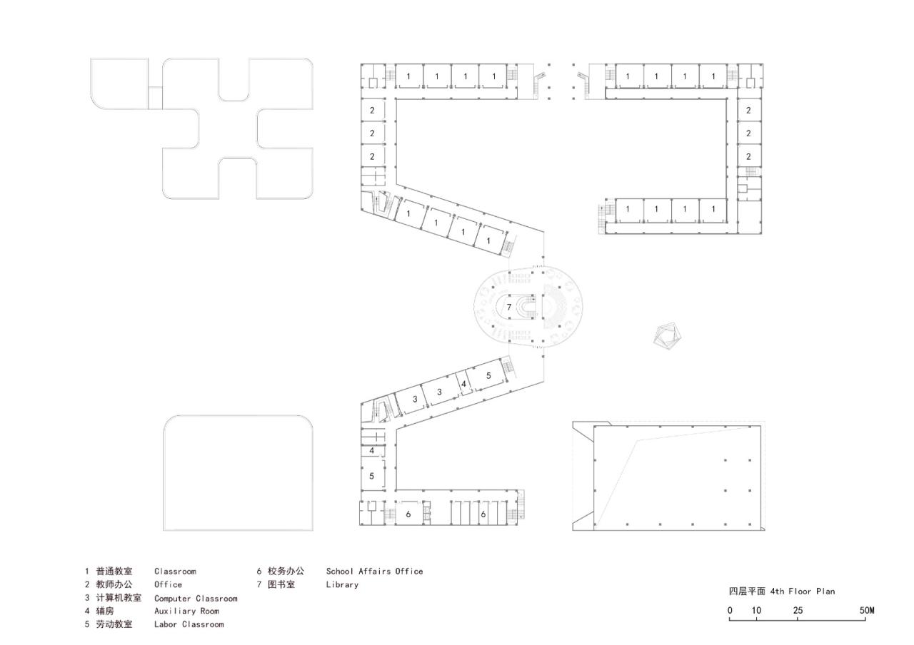 BIM建筑|四时书院·宿迁宿豫区实验小学重建 / 简和建筑