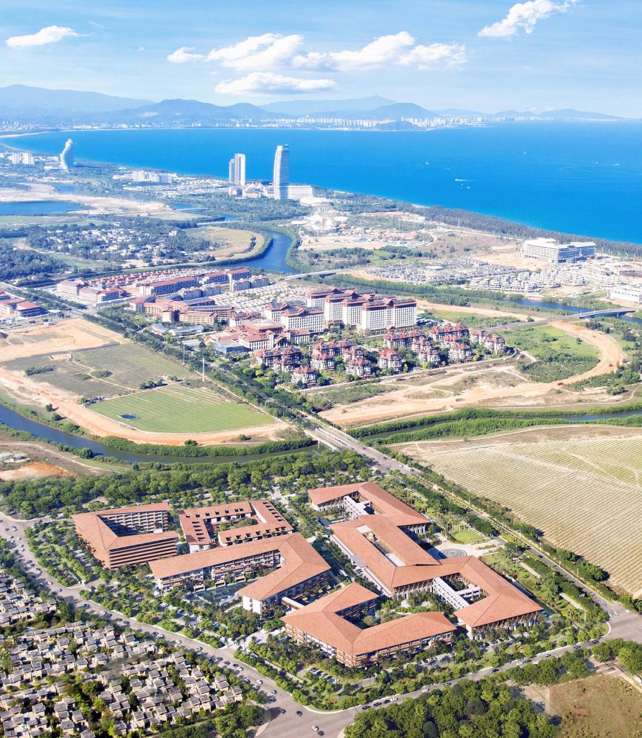 BIM建筑|三亚海棠湾医养示范中心 / line+建筑事务所