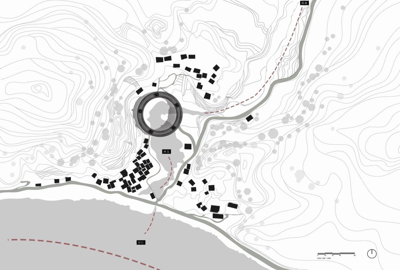 BIM建筑|风雨环屋——三江县洲北村文化综合体设计方案 / 外行建筑