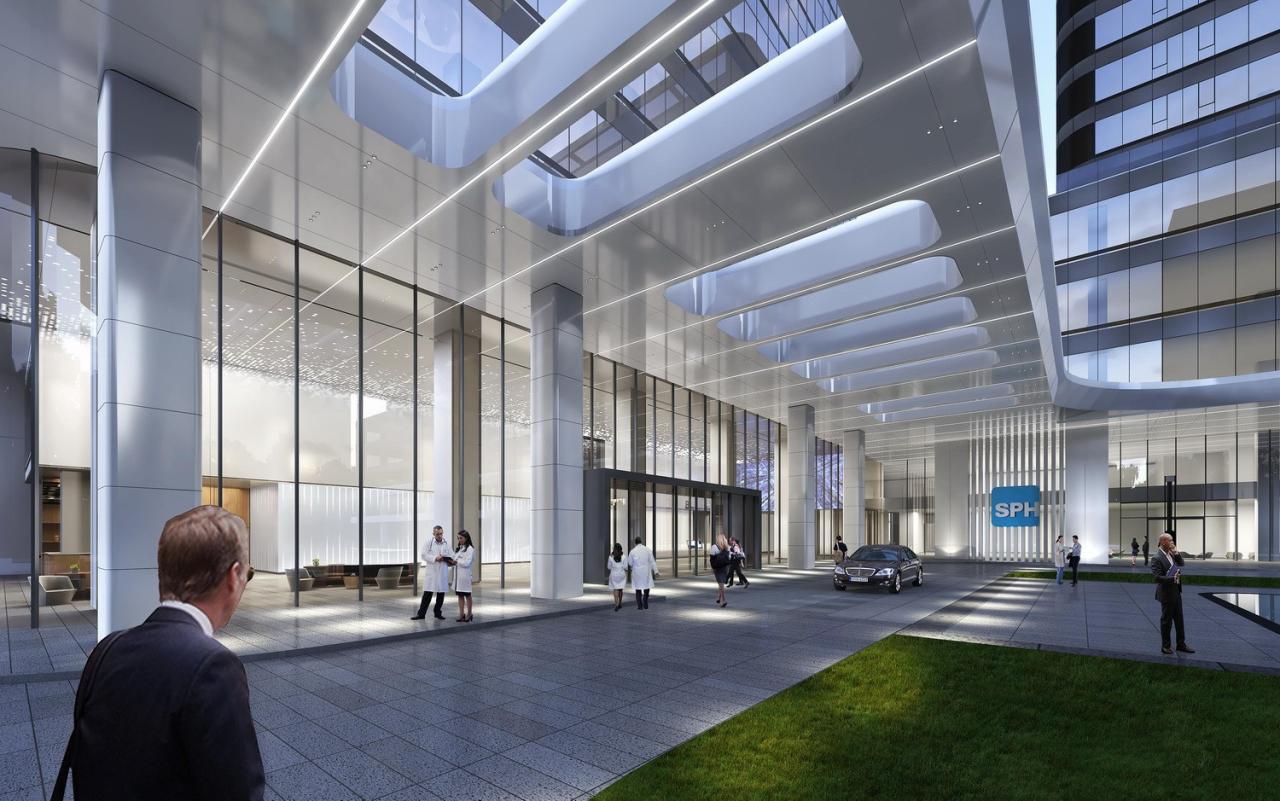 BIM建筑|龙头药企公园式总部办公·上药常药商务中心 / 简和建筑