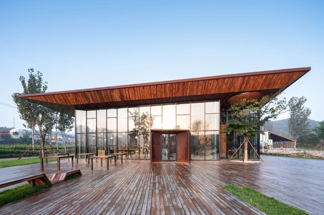 BIM建筑|田岗知行村：田园大讲堂 / 袈蓝建筑