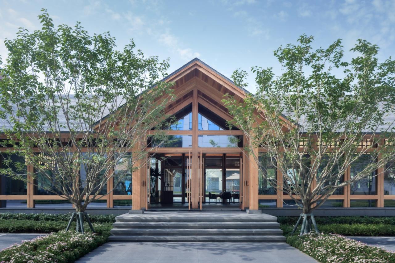 BIM建筑|谦逊朴实，但精工细琢的“暖建筑”：大地国际生命科学园咖啡厅 / 隽执科技