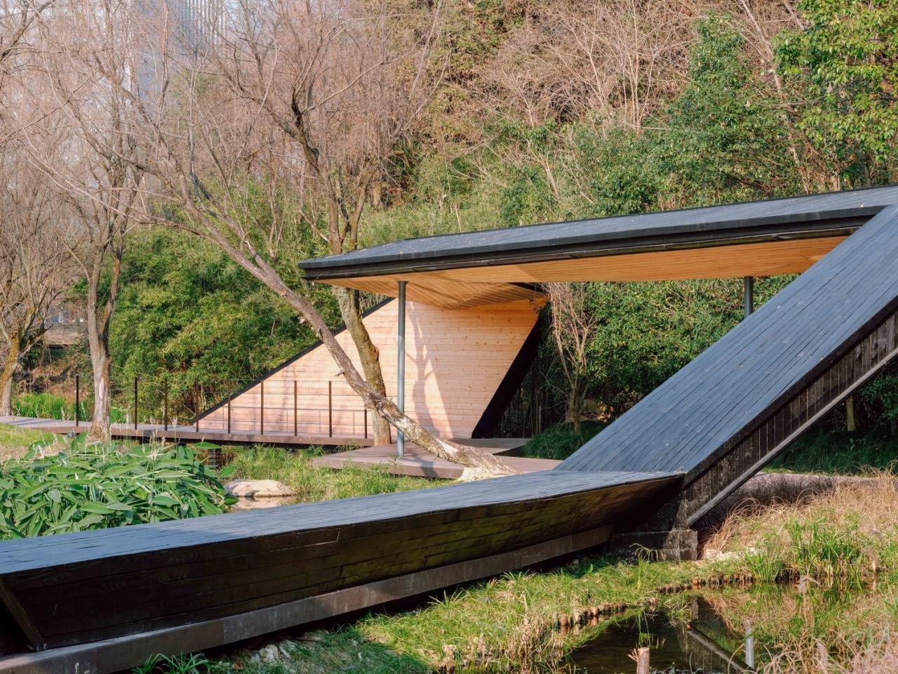 BIM建筑|溪上飞檐：浙江音乐学院校园微更新 / 朱培栋-line+建筑事务所、gad