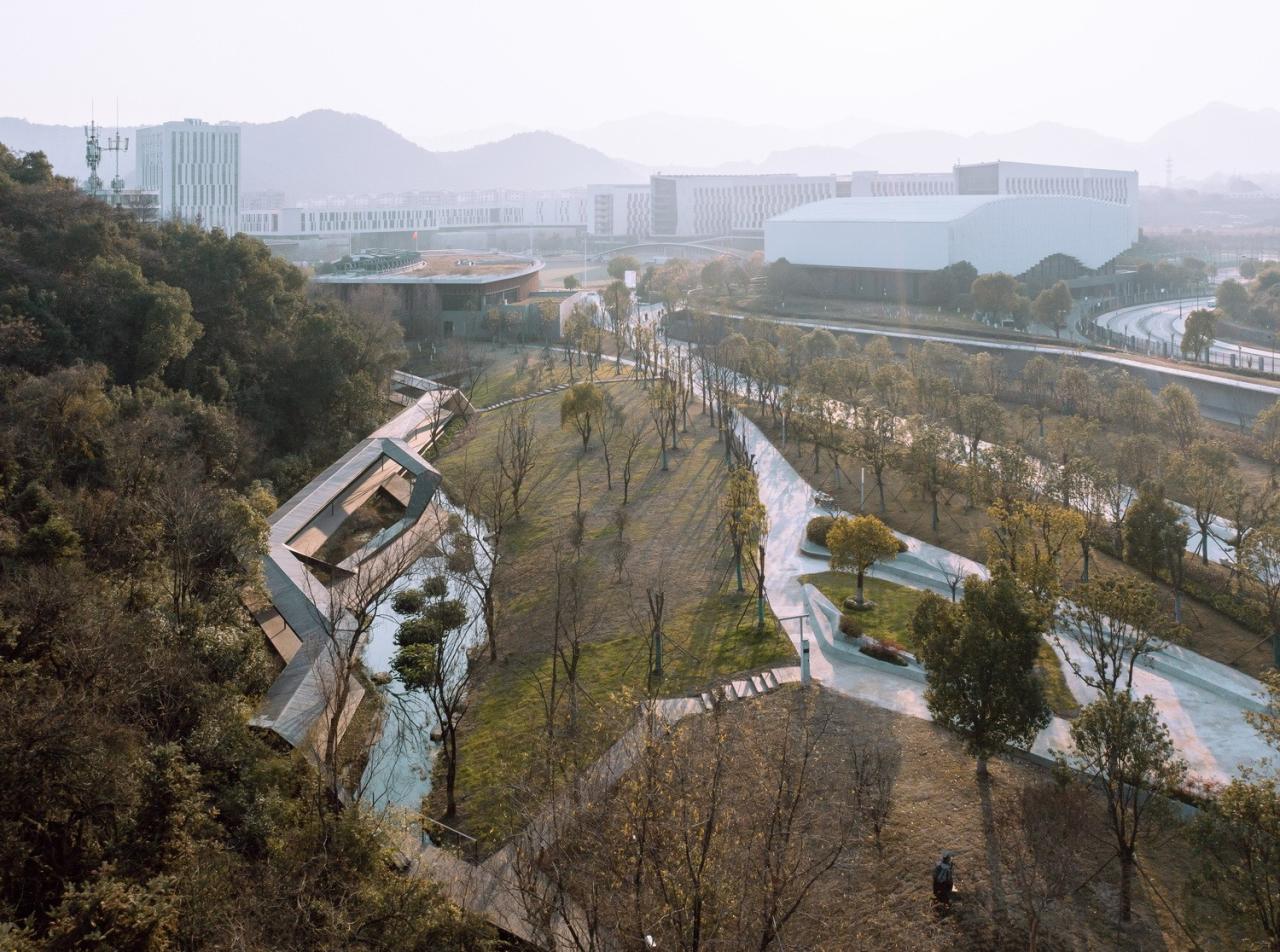 BIM建筑|溪上飞檐：浙江音乐学院校园微更新 / 朱培栋-line+建筑事务所、gad