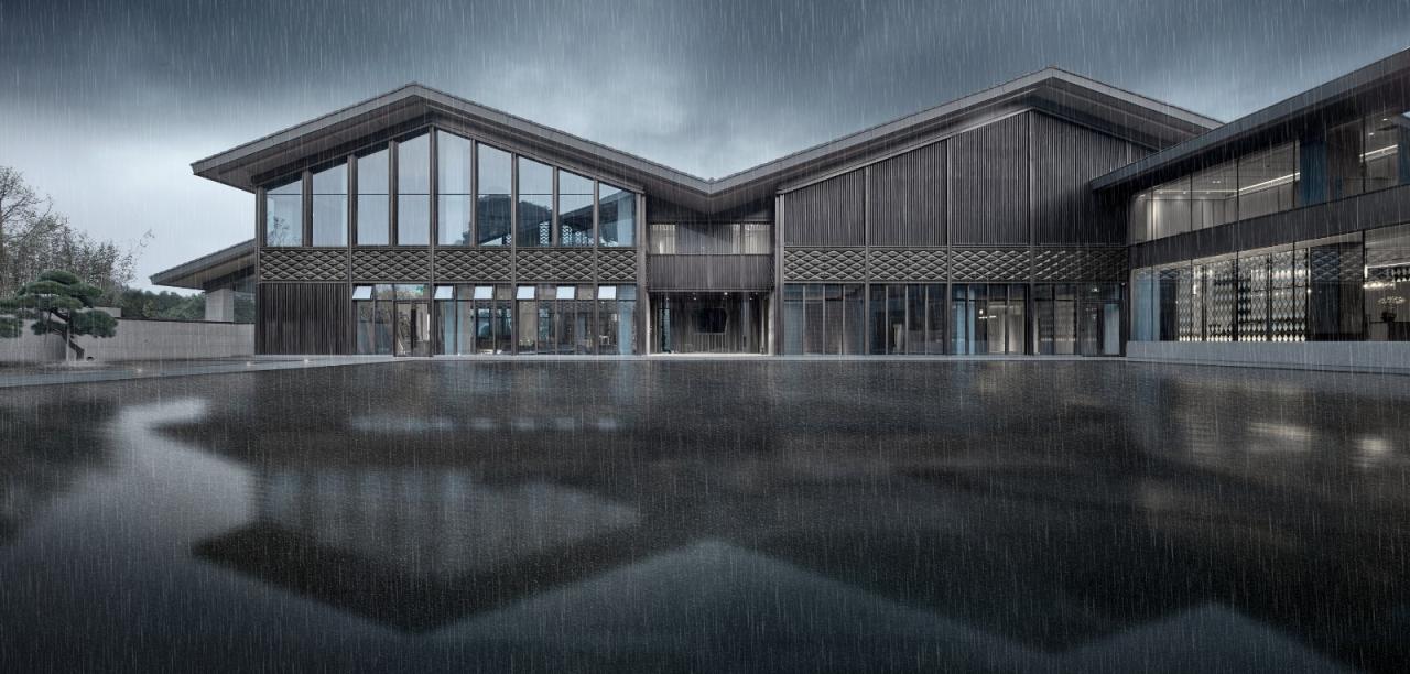 BIM建筑|山水间的“负空间”营造 ——漓江文化旅游度假区塔山会馆 / UA尤安设计