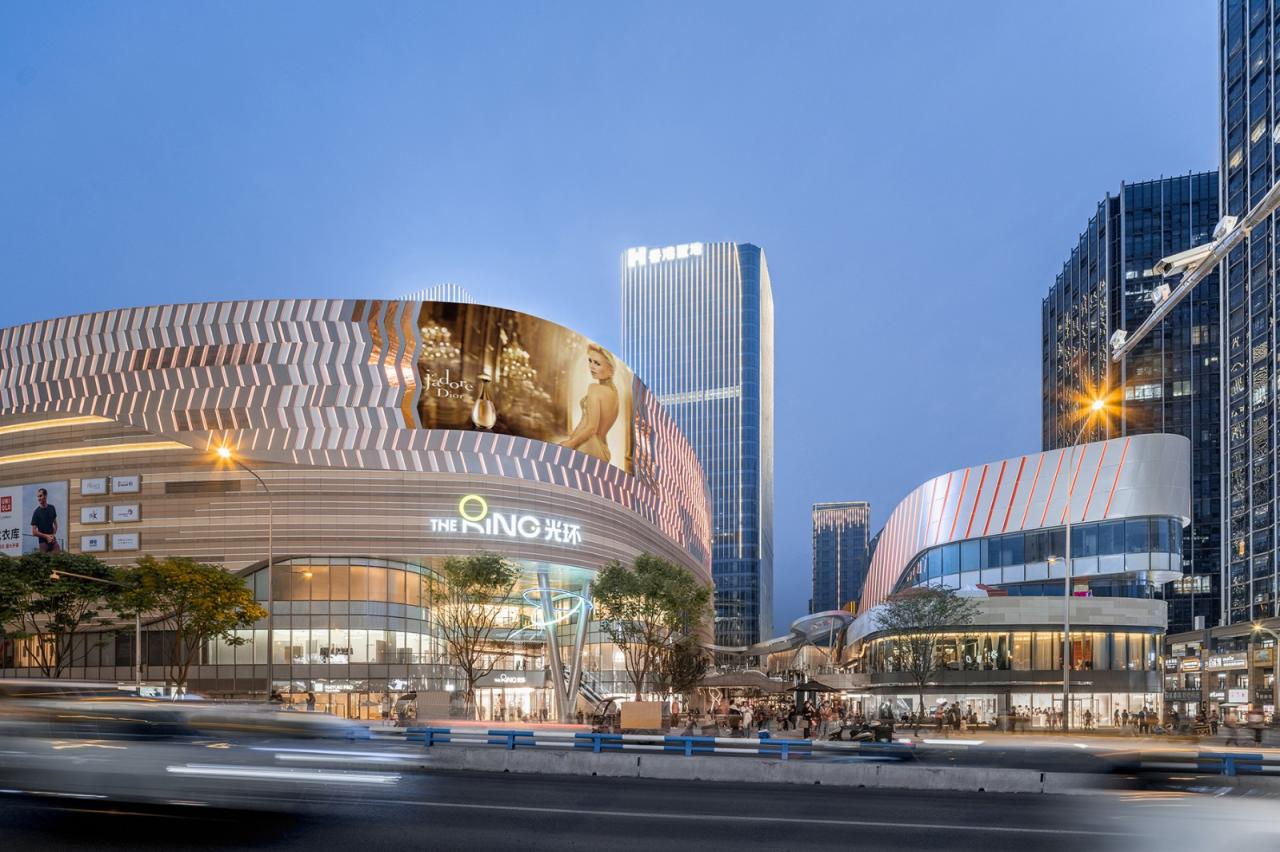 BIM建筑|香港置地重庆光环The Ring购物公园 / PHA湃昂